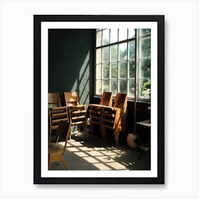 Chairs In A Room Art Print