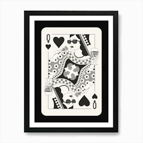 Queen Of Hearts 4 Art Print