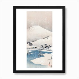 Snowy Landscape With Mount Fuji (1900–1910), Ohara Koson Art Print
