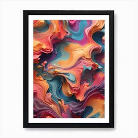 Abstract Painting  Print     Art Print