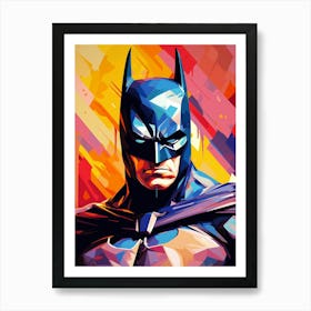 Batman Popart 3 Art Print