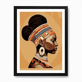 African Tales 4 Art Print