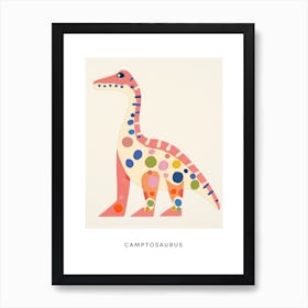 Nursery Dinosaur Art Camptosaurus 2 Poster Art Print