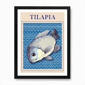 Tilapia Seafood Poster Art Print