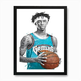 Morant Memphis Art Print