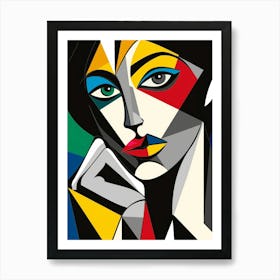 Abstract Woman 6 Art Print