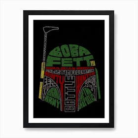 Boba Fett Art Print