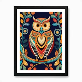 Owl Painting, 1477 Art Print