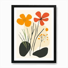 Flowers In The Garden 19 Art Print