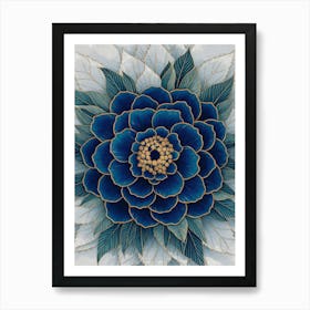 Blue Flower Art Print