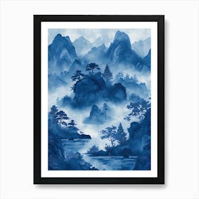 Fantastic Chinese Landscape 25 Art Print