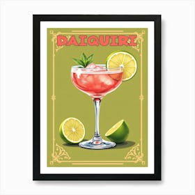 Cuba Daiquiri Cocktail V 04 Poster