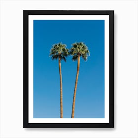 Palm Springs Twin Palms Art Print