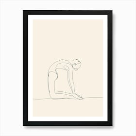 Yoga Pose 15 Art Print