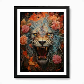 Lion Of The Forest Art Print