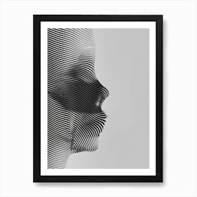 Abstract Portrait Of A Woman 32 Art Print