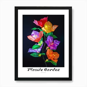 Bright Inflatable Flowers Poster Bougainvillea 3 Art Print