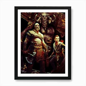 God Of War 5 Art Print