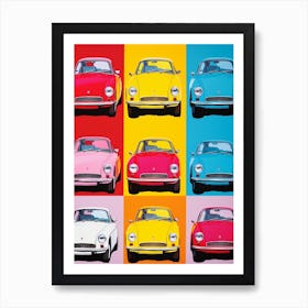 Classic Car Pop Art Art Print