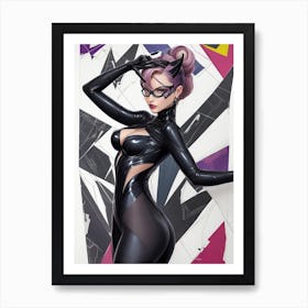 Catwoman  (Fashion Expose) Art Print