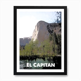 El Capitan, Mountain, USA, Yosemite, Nature, Climbing, Wall Print Art Print