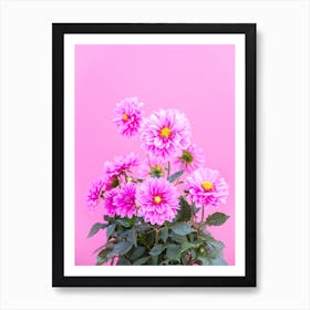 Pink Flowers Art Print