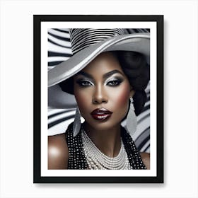 Afro-American Beauty Rich Slay 13 Art Print