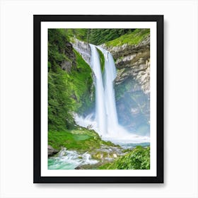 Grawa Waterfall, Austria Majestic, Beautiful & Classic (2) Art Print