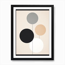 Minimal Abstract Shapes, Boho Art Print