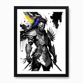 Shinobi Warrior 1 Art Print