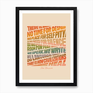 Toni Morrison Healing Quote Art Print