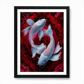 Koi Fish Art Print