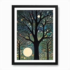 William Morris Tree Of Life 19 Art Print