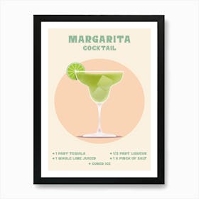 Margarita Cocktail 1 Art Print