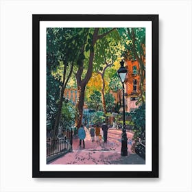 Holland Park London Parks Garden 4 Painting Art Print