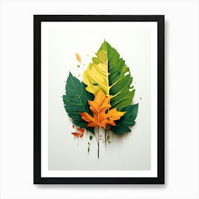 Autumn Leaves 20 Art Print