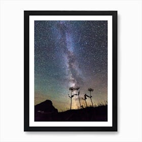 The Milky Way From Montana Art Print