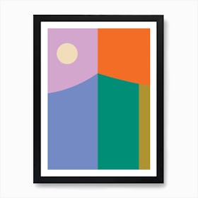 Colorfield Sunset Art Print