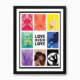 Love is Love Art Print