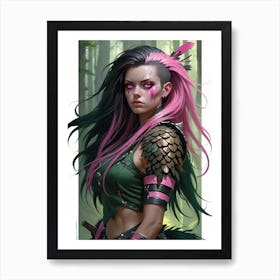 Faerie Warrior Art Print