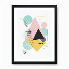 Abstract Geometric Pattern 22 Art Print