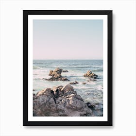 Pacific Ocean Rocks Art Print
