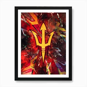 Arizona State Sun Devils 1 Art Print