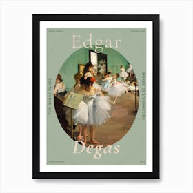 The Dance Class, Edgar Degas Art Print