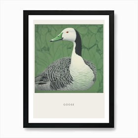 Ohara Koson Inspired Bird Painting Goose 2 Poster Poster