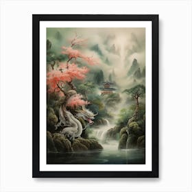 Dragon Natural Scene 3 Art Print