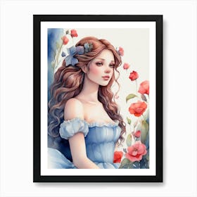 Fairytale Girl 1 Art Print