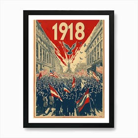 Aihrgdesign A Vintage Poster Celebrating The End Of World War 36d38848 616f 43bd A876 430c7bd796b4 3 Art Print