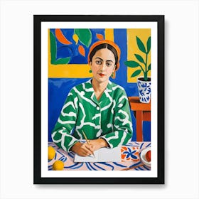 Fauvist Woman Art Print