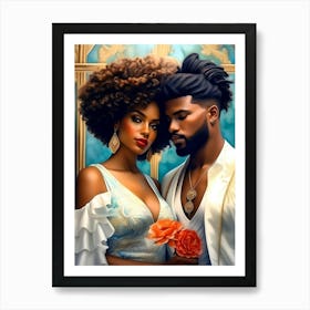 Creative Love And Relationship Illustration 2 Art Print